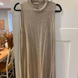 Acemi dress. Tan heather color.
